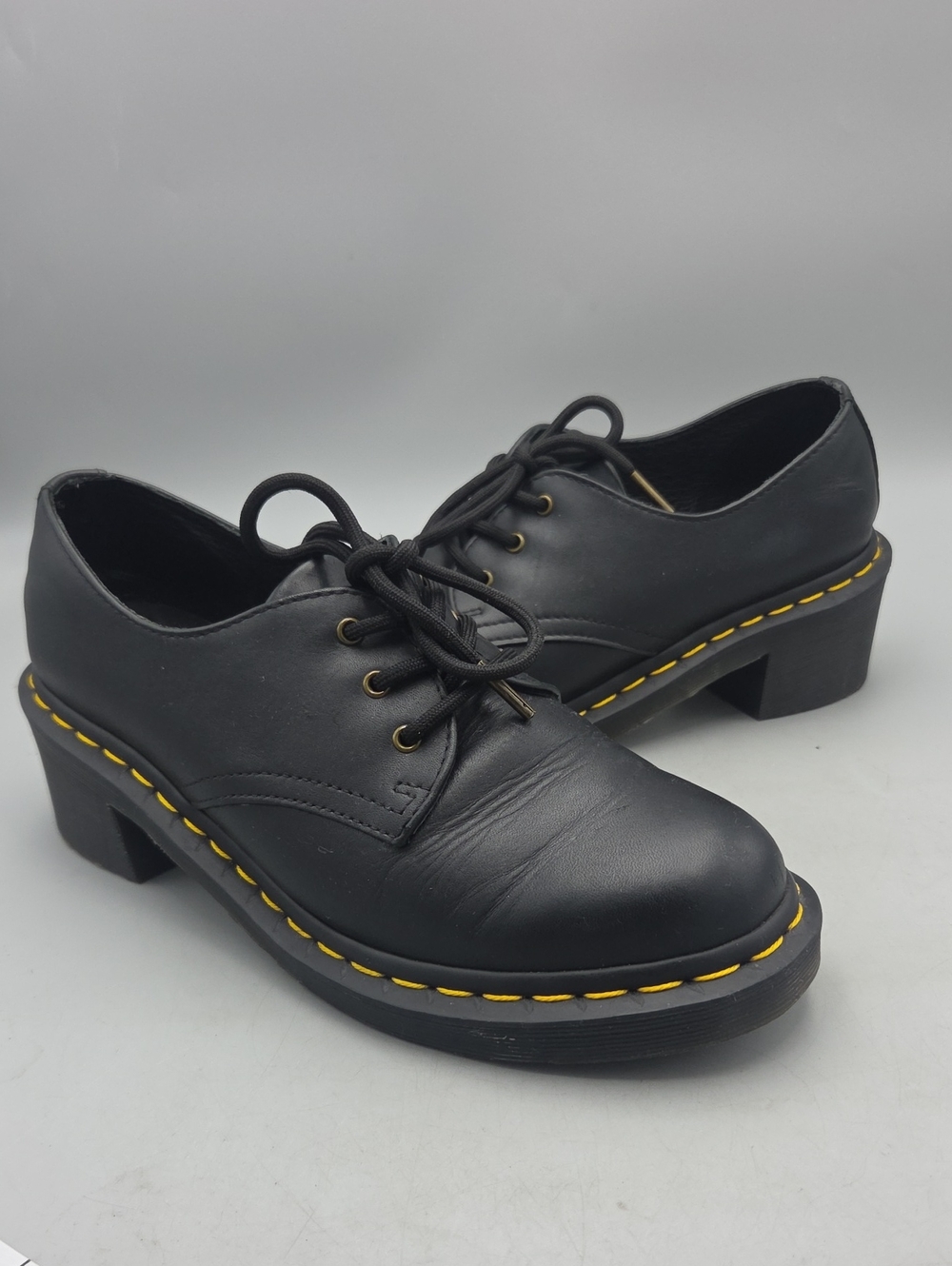 Dr. Martens Amory black heeled shoes Women Size 8 Leather